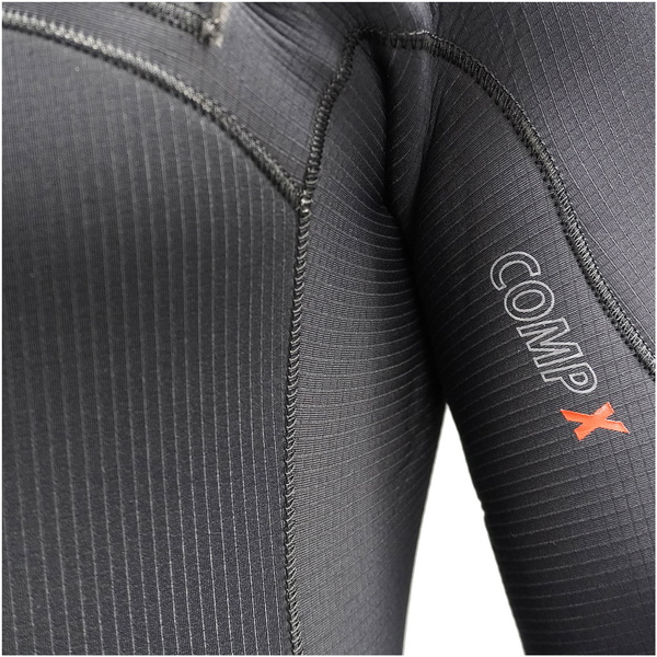2025 Xcel Hombres Comp X 3/2mm Chest Zip Neopreno MN32C2C9 - Black
